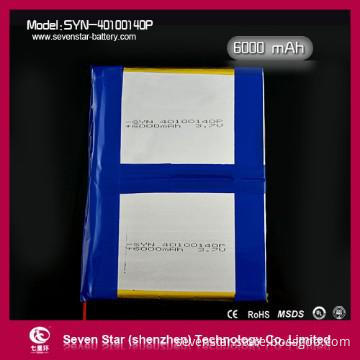 Polymer  Lithium Battery 6000mAh